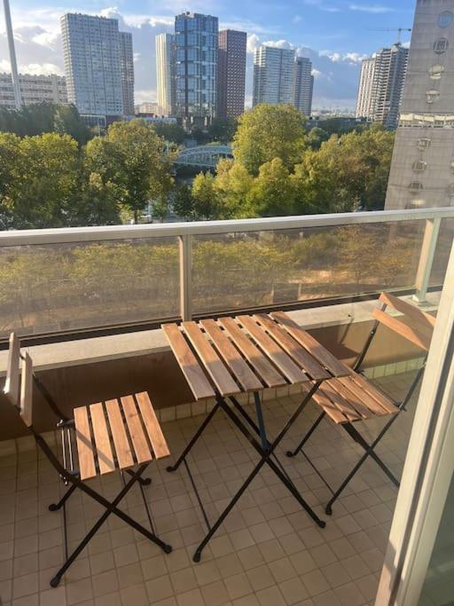 Apartament Tour Eiffel Terrasse Vue Seine Paryż Zewnętrze zdjęcie